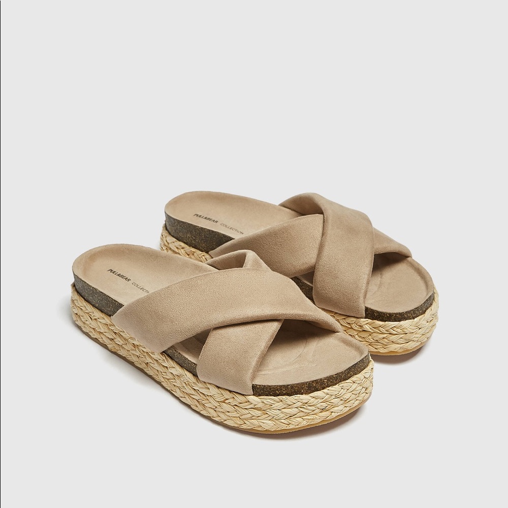 NEW Criss-Cross Wedges -Pull&Bear